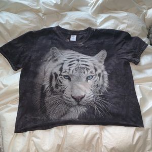 Tiger crop top